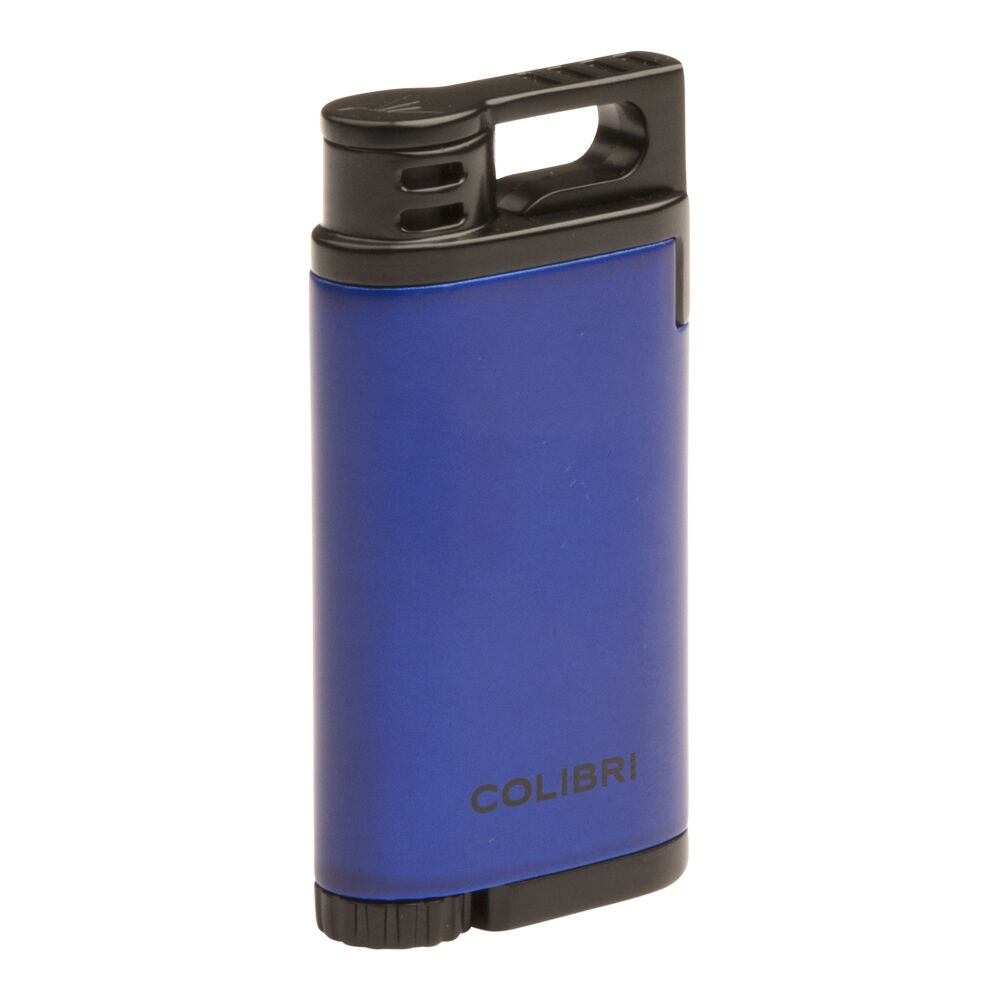 Belmont Single Flame Blue/Black Lighter, , jrcigars
